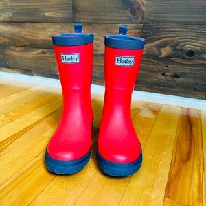 VGUC Hatley Red Matte Little Kids Rain Boots (Size 13)